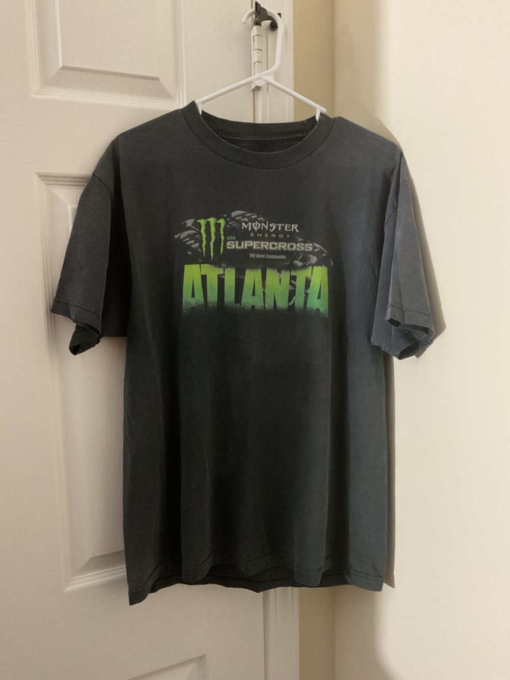Monster Energy Atlanta Short-Sleeve Graphic Tee - Black with Green Print